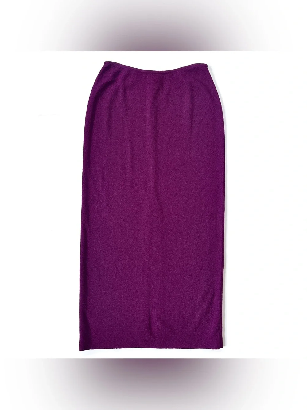 New NWOT Women’s St. John Santana Knit Midi Maxi Skirt in Dark Berry (6)